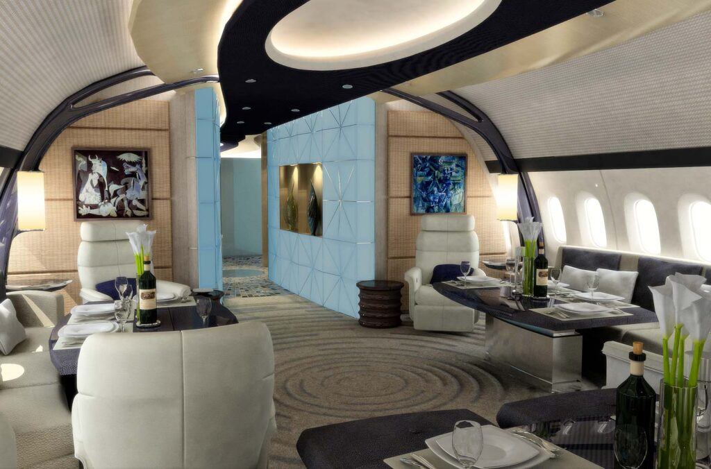 Private Jet Dining