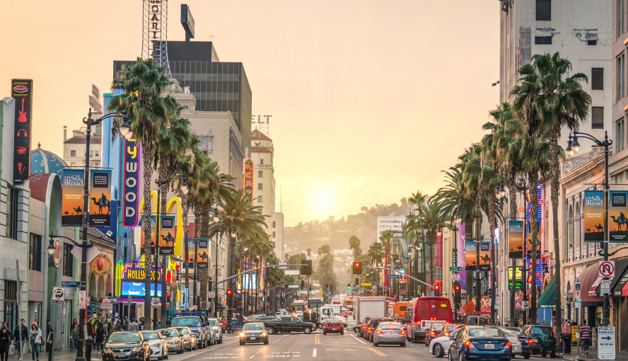 The Hollywood Walk of Fame