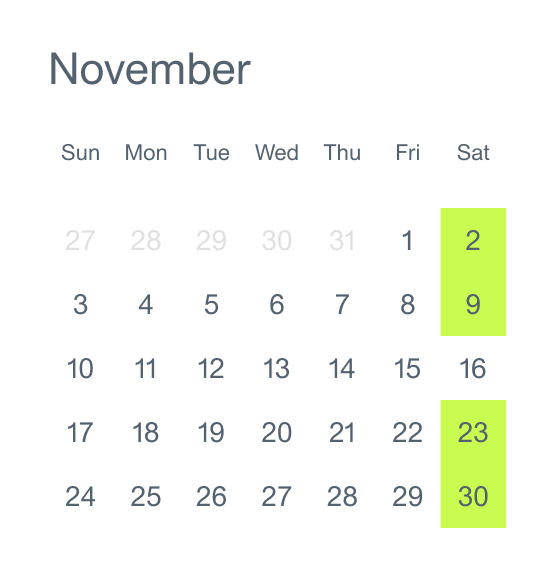 november