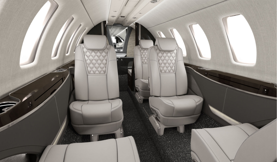 Elegant jet seating