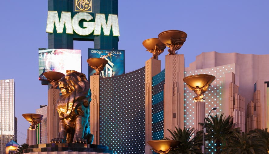 MGM Grand entrance las vegas